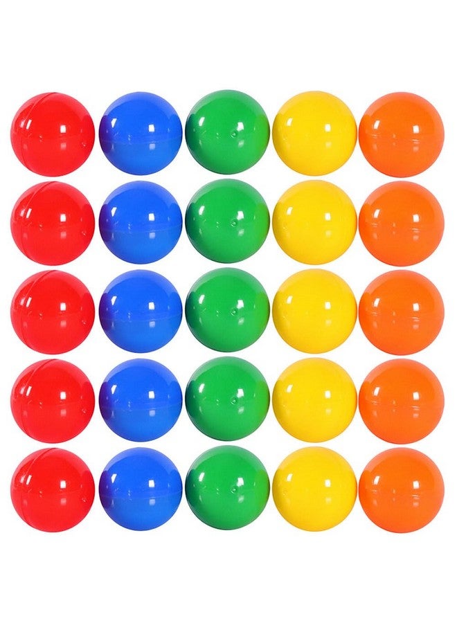 Vaguelly 40MM Openable Ball, 50Pcs Plastic Mini Raffle Drawing Balls for Entertainment, Activities, Game, Party, Bingo Nights, Group Activities, Arts & Craft, Mixed Color - Image 1