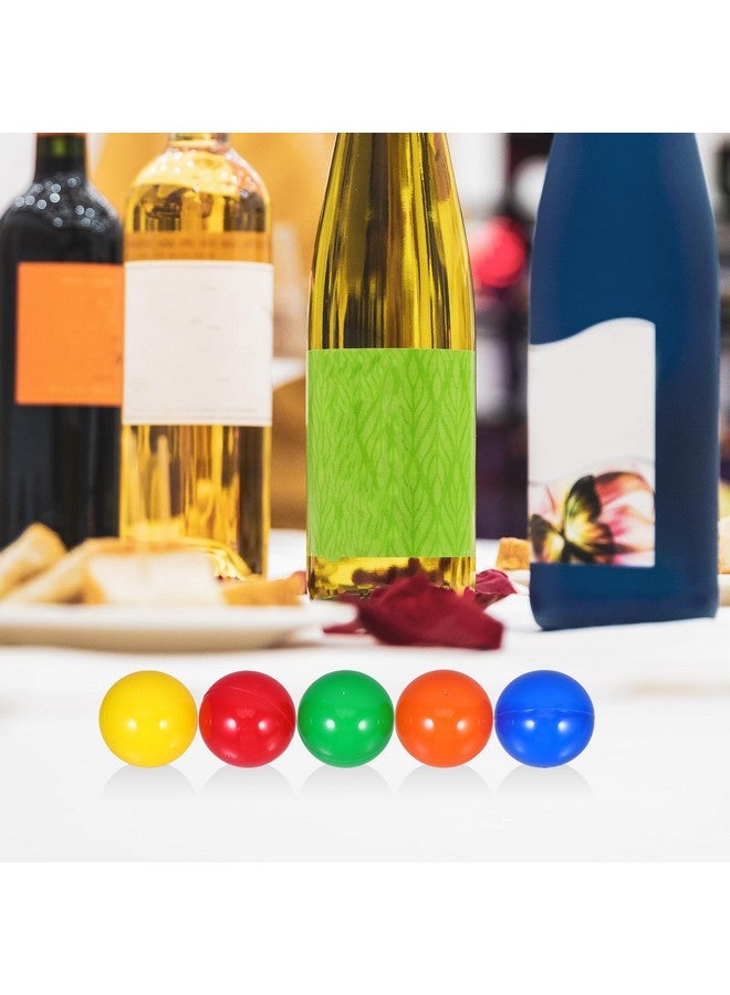 Vaguelly 40MM Openable Ball, 50Pcs Plastic Mini Raffle Drawing Balls for Entertainment, Activities, Game, Party, Bingo Nights, Group Activities, Arts & Craft, Mixed Color - Image 3