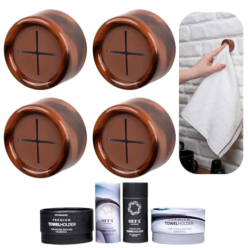HEFA Towel Holder, Towel Hooks, Dish Towel Holder, Kitchen Organization, Bathroom Accesories, Kitchen Towel Hook, Kitchen Towel Holder, Christmas Gift, Kitchen Gadgets 4 Pack - Image 1