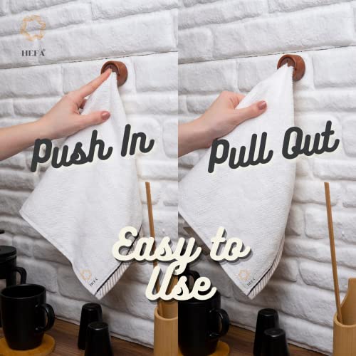 HEFA Towel Holder, Towel Hooks, Dish Towel Holder, Kitchen Organization, Bathroom Accesories, Kitchen Towel Hook, Kitchen Towel Holder, Christmas Gift, Kitchen Gadgets 4 Pack - Image 2