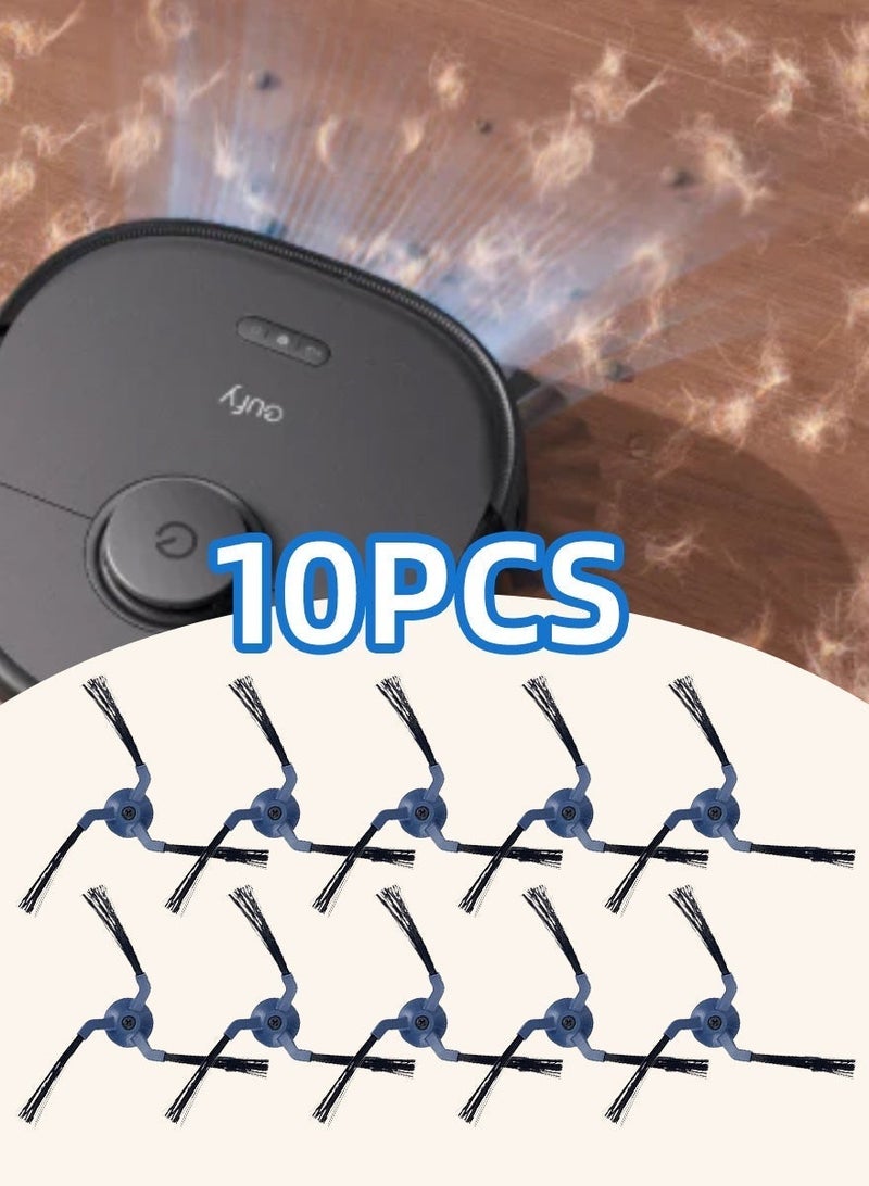مساحة عمار 10 قطع من الفُرَش الجانبية المتوافقة مع X10 Pro Omni / X9 Pro — فُرَش استبدال لتنظيف الحواف مخصصة للمكنسة الكهربائية الروبوتية، قطع غيار وملحقات متينة - Image 2