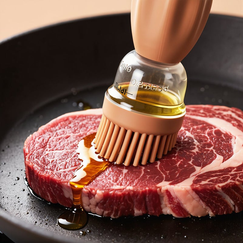 Oil Brush Bottle Portion Control for Diet Fitness Healthy Low Calorie Cooking Household Use - Image 3