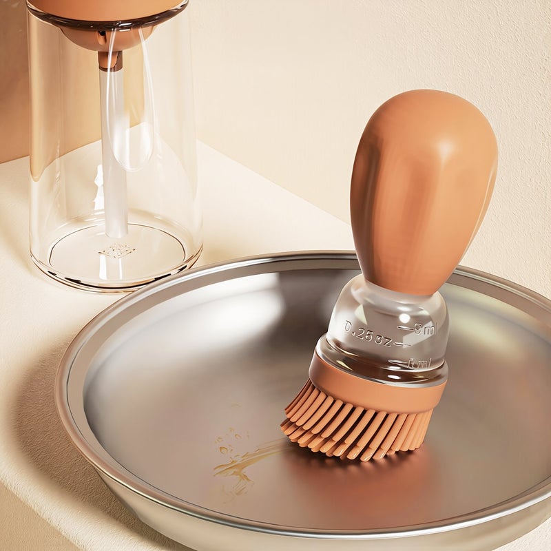Oil Brush Bottle Portion Control for Diet Fitness Healthy Low Calorie Cooking Household Use - Image 5