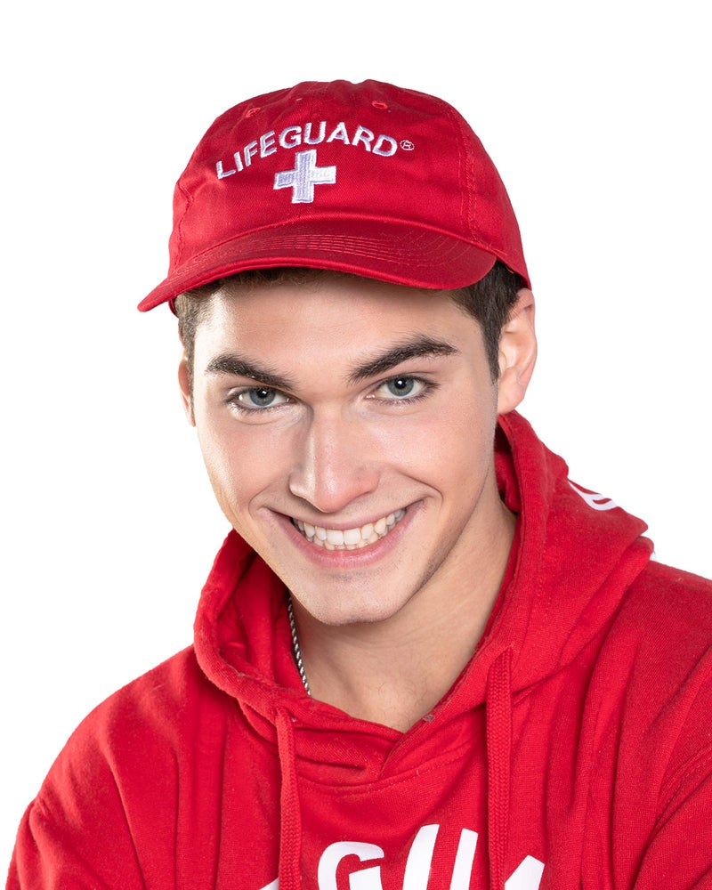 LIFEGUARD Officially Licensed Unisex Red Baseball Hat, Mesh Trucker Foam Front Cap, Snap Closure Adult One Size (Baseball Cap) - Image 5