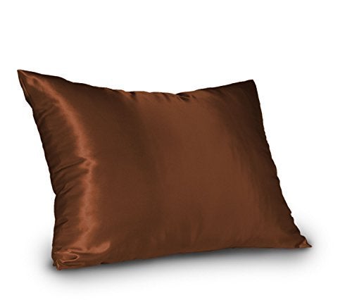 SHOPBEDDING ShopBedding Luxury Satin Pillowcase for Hair - Queen Satin Pillowcase with Zipper  Rust (Pillowcase Set of 2) - Blissford  - Image 1