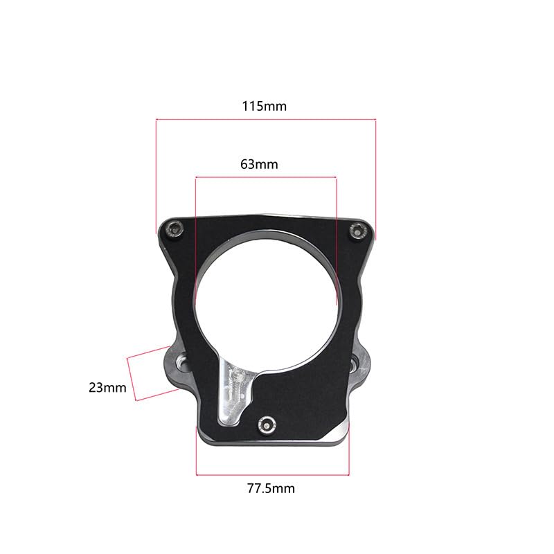 LPFIDI Throttle Body Adapter LS3 4 Bolt To LS1 3 Bolt Compatible for LS Engine Drive By Wire - Image 3