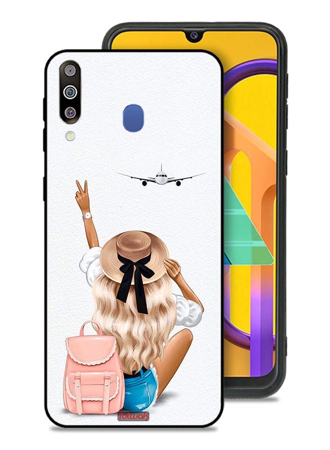 Tolwak Samsung Galaxy M30 Protective Case Cover Girl Love Travel - Image 1