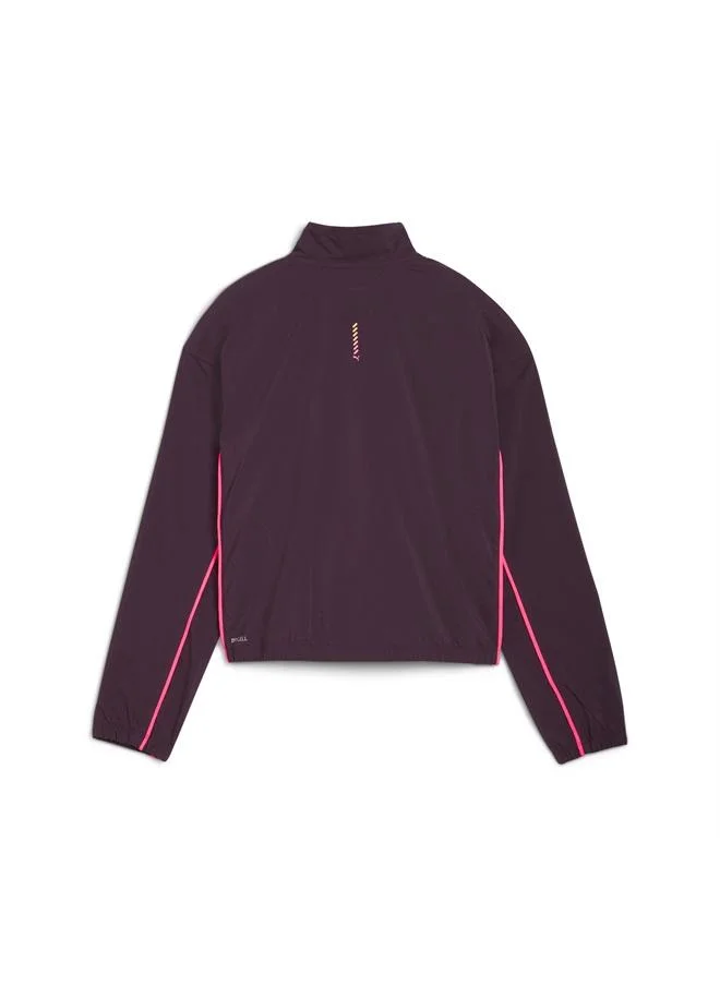 Puma  Run For Her Woven Half-Zip Women for Women | Best Price UAE