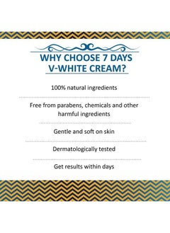 7 Days Vwhitening Cream For Sensitive Skin Lightening & Whitening Cream For Women 100G  - Image 4
