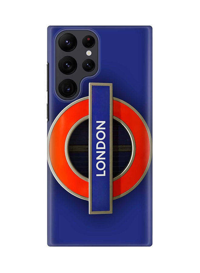 Stylizedd Case for Samsung Galaxy S22 Ultra 5G Snap Case Slim Snap Classic Series Shield Matte Finish Print - Mind The Gap - Image 1