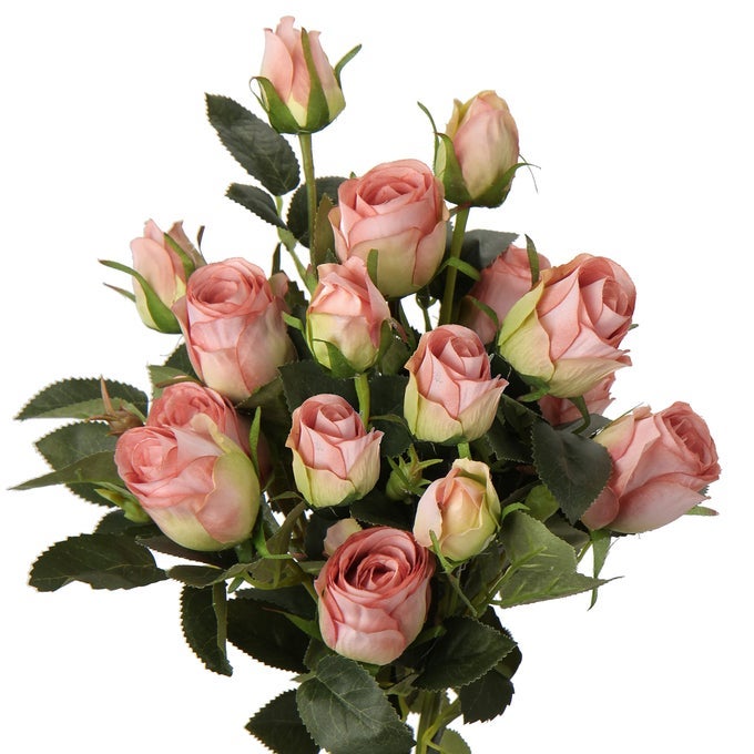 ARTIFICIAL ROSE SILK FLOWERS 21 LONG FAKE ROSE FLOWER BUSHES FOR WEDDING DECOR HOME DECORATION FAUX ROSES DECOR FAKE CREAM ROSE WITH STEM 3PCS CREAM FLOWER