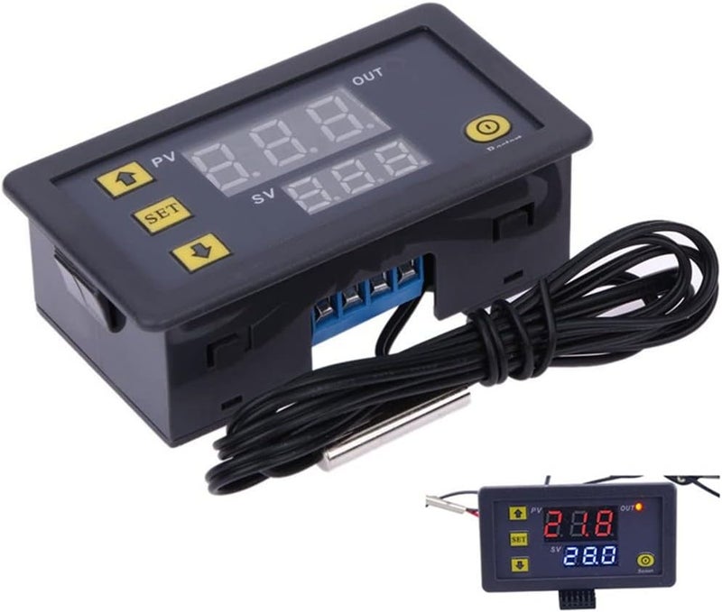 JSEIAJB Mini Digital Temperature Controller Thermostat Regulator Heating Cooling Control Thermoregulator Ensor(AC110-220V) - Image 5
