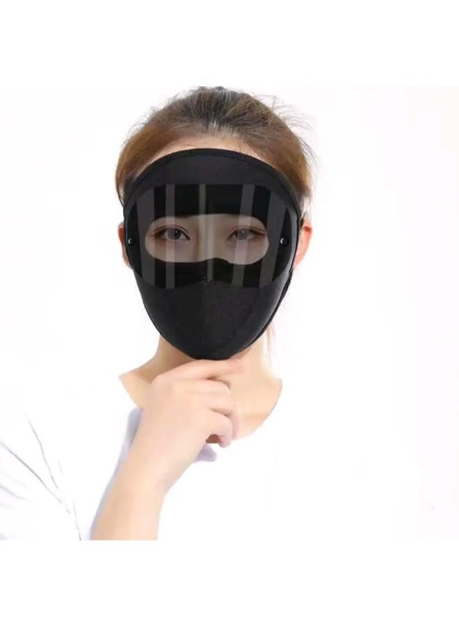 Double Lens Adjustable Eye Protection Sunscreen Mask Full Face Cover - Image 1