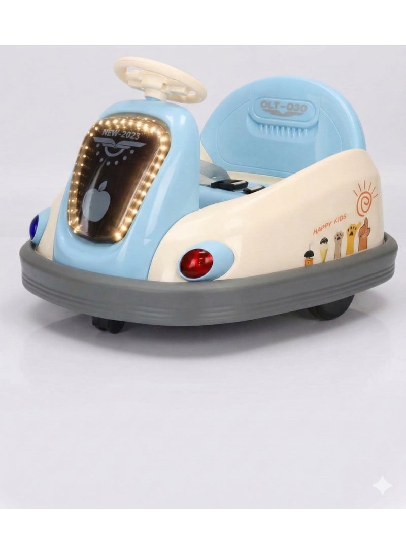 Bionic Kids Electric Bumper Car with LED Lights & Music - 360 Degree Spin Ride-on Toy for Boys & Girls - Image 1