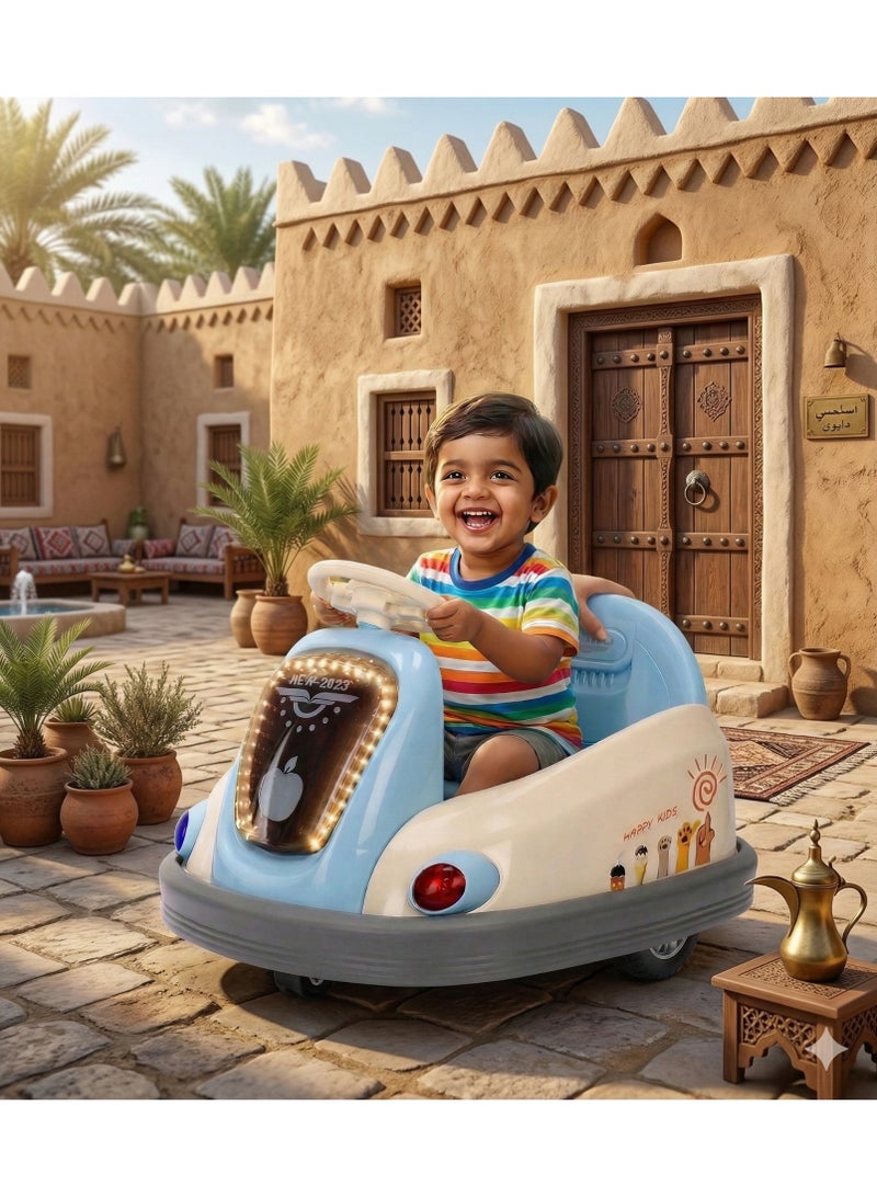 Bionic Kids Electric Bumper Car with LED Lights & Music - 360 Degree Spin Ride-on Toy for Boys & Girls - Image 2