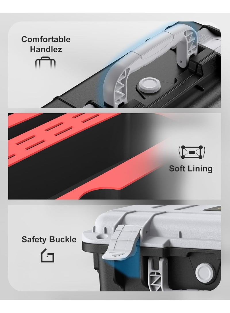 ألعاب ستارترك حافظة STARTRC GAMES الصلبة المحمولة لنينتندو سويتش 2 إصدار ديلوكس محترف مقاوم للماء وفقًا لمعيار IP67حافظة سفر صلبة مع بطانة ناعمة - مناسبة للجهاز ويد التحكم Pro والإكسسوارات - Image 3