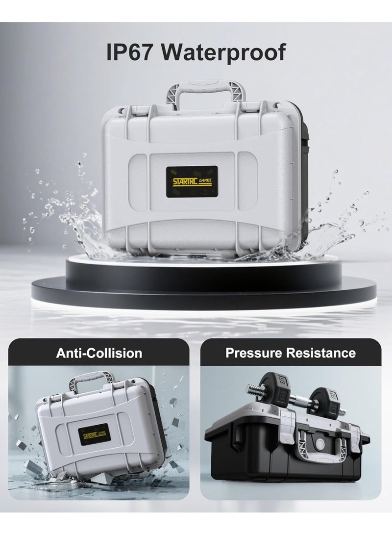 ألعاب ستارترك حافظة STARTRC GAMES الصلبة المحمولة لنينتندو سويتش 2 إصدار ديلوكس محترف مقاوم للماء وفقًا لمعيار IP67حافظة سفر صلبة مع بطانة ناعمة - مناسبة للجهاز ويد التحكم Pro والإكسسوارات - Image 4