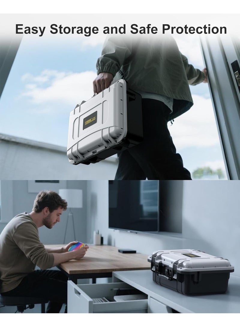 ألعاب ستارترك حافظة STARTRC GAMES الصلبة المحمولة لنينتندو سويتش 2 إصدار ديلوكس محترف مقاوم للماء وفقًا لمعيار IP67حافظة سفر صلبة مع بطانة ناعمة - مناسبة للجهاز ويد التحكم Pro والإكسسوارات - Image 5