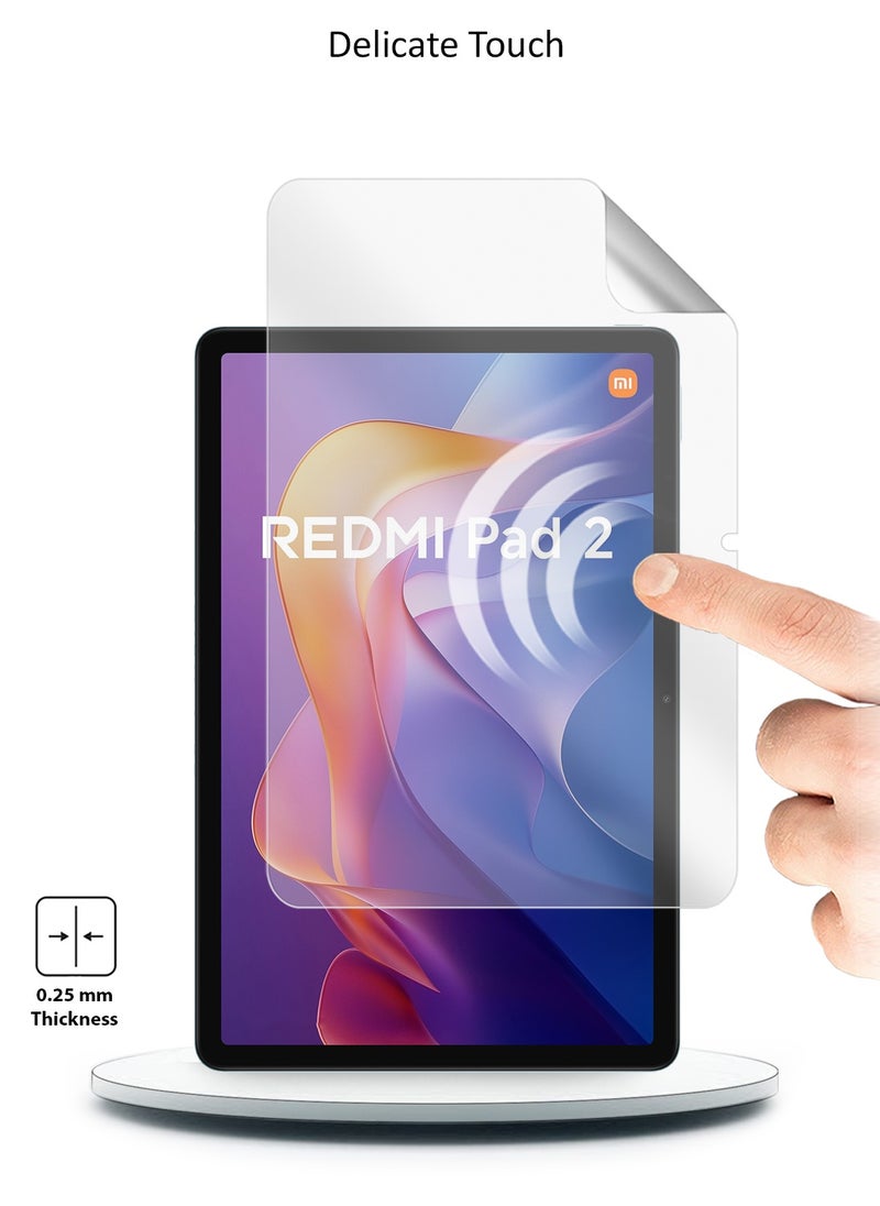 Wtech Xiaomi Redmi Pad 2 2025 (11.0 inches) Wtech Premium Pure Hydrogel Film Thin and Flexible Screen Protector (TSHFMN) - Clear  - Image 4