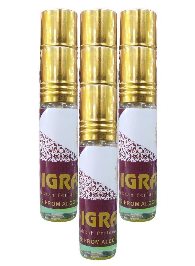 بيرفيومز 7 قطع زيت عطري اغرا مكة 12 مل - Image 1