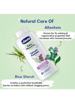 Chicco Baby Moments Talcum Powder With Natural Ingredients, Soothes & Moisturises Baby’S Skin, Dermatologically Tested, Paraben Free, Phenoxyethanol Free 0M+ (Pack Of 300 Gm),White  - Image 5