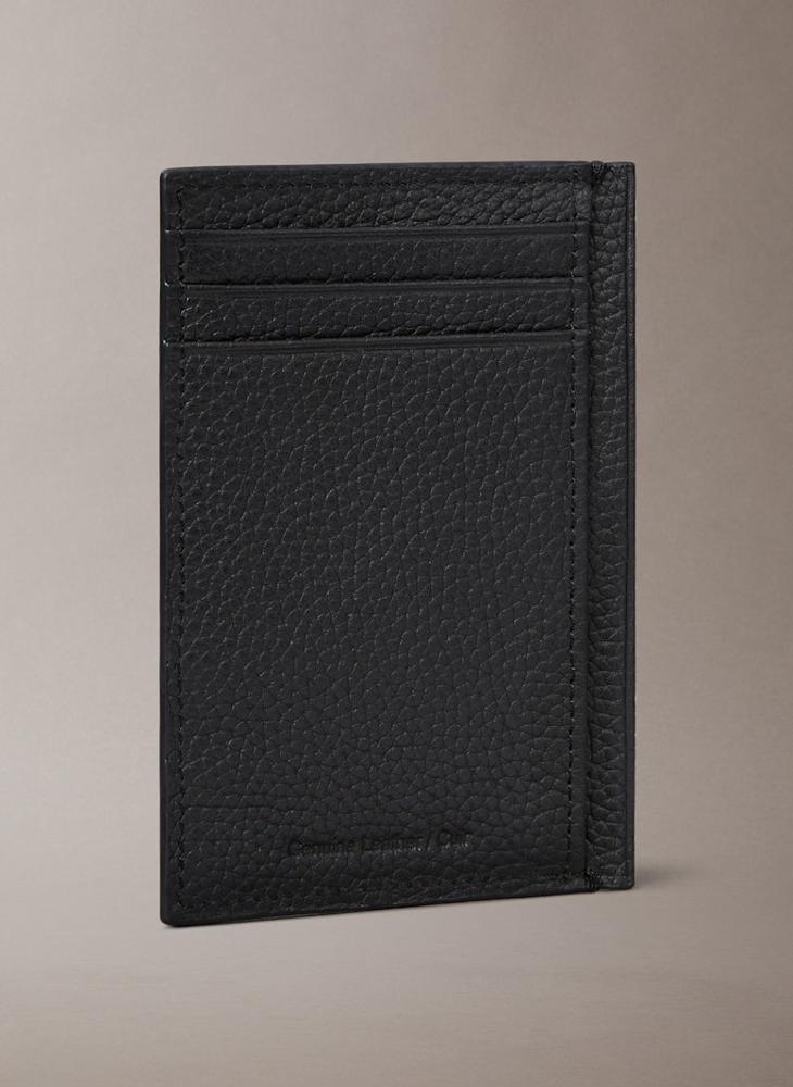 كالفن كلاين حافظة بطاقات منقوشة من فويل - Image 2