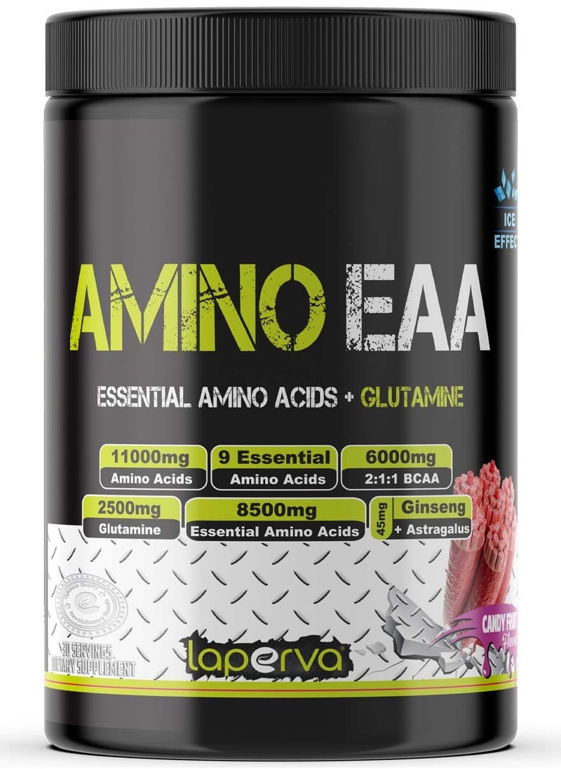 Laperva Laperva Amino EAA + Glutamine, Candy Fruit, 390 Gm 