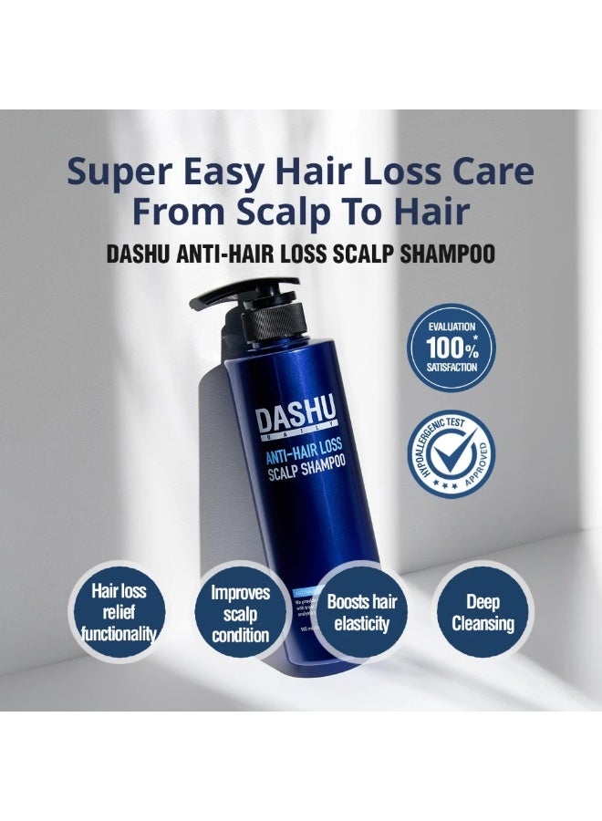DASHU Daily Anti Hair Loss Shampoo for All Hair Types, 500ml - Image 2