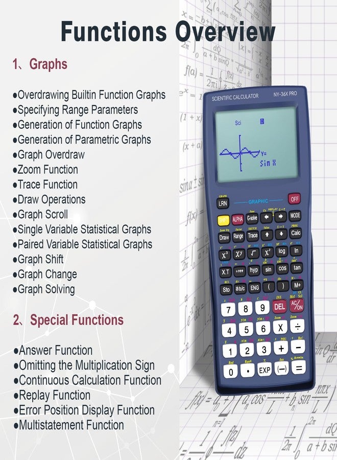 ROATEE Scientific Calculator 360 Functions for Students - Image 5