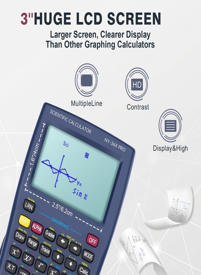 ROATEE Scientific Calculator 360 Functions for Students - Image 3