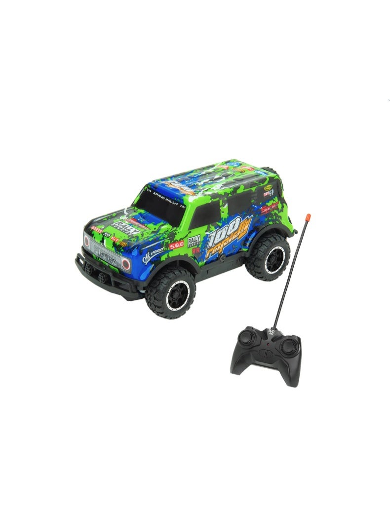 سيارة سباق خضراء بالتحكم عن بعد - Image 2