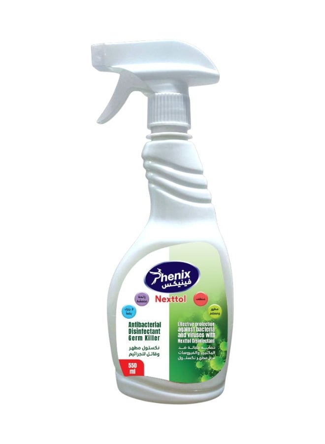 PHENIX Nexttol Antibacterial and Germ-Killing Spray Disinfectant 550ml - Image 2