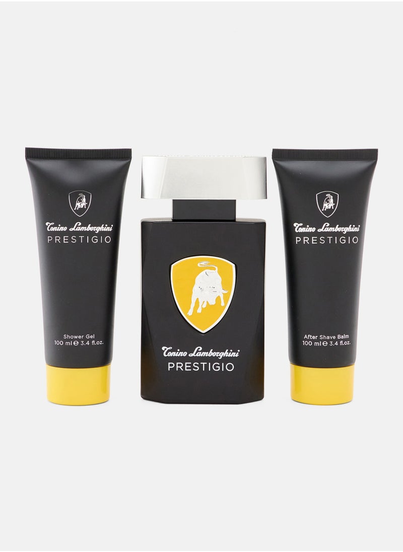Tonino Lamborghini Tonino Lamborghini Prestige M EDT 125Ml+Shower Gel 100Ml+ After Shave 100Ml Set  - Image 2
