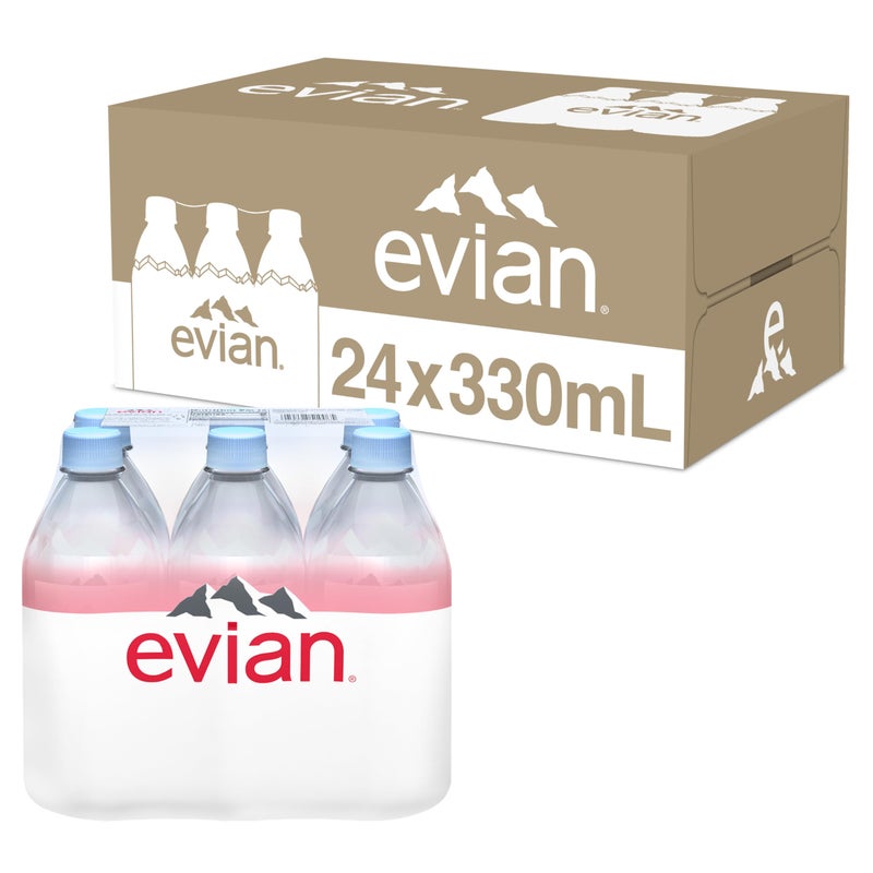 Evian Natural Spring Water 330 ML 1115 fl oz bottles 24 pack - Image 3