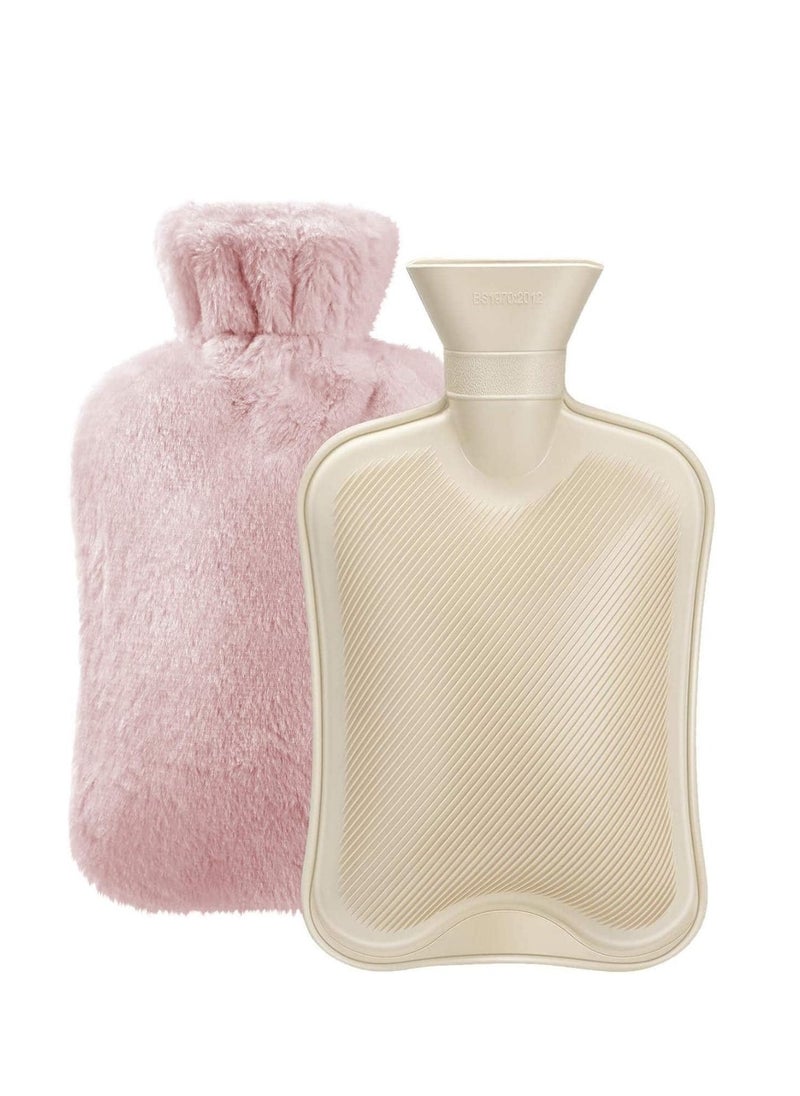 Lifenpure Lifenpure Hot Water Bottle With Plush Cover For Cramps And Pain Relief  - Image 1
