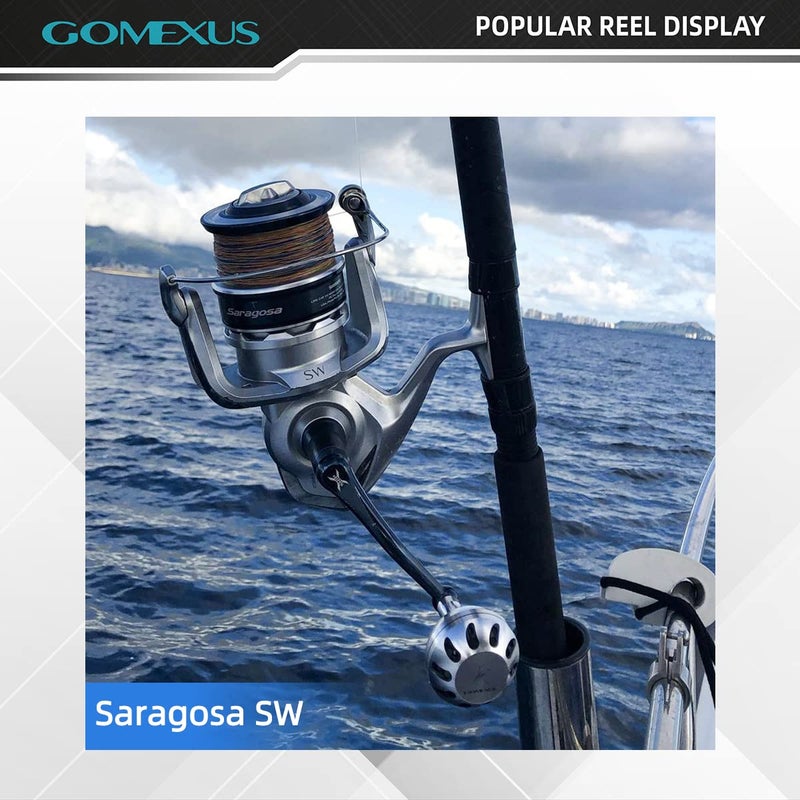GOMEXUS Power Knob Compatible for Shimano Stradic FK 5000 Saragosa SW Ocea Jigger Torium Speedmaster Direct Fit 45mm - Image 2