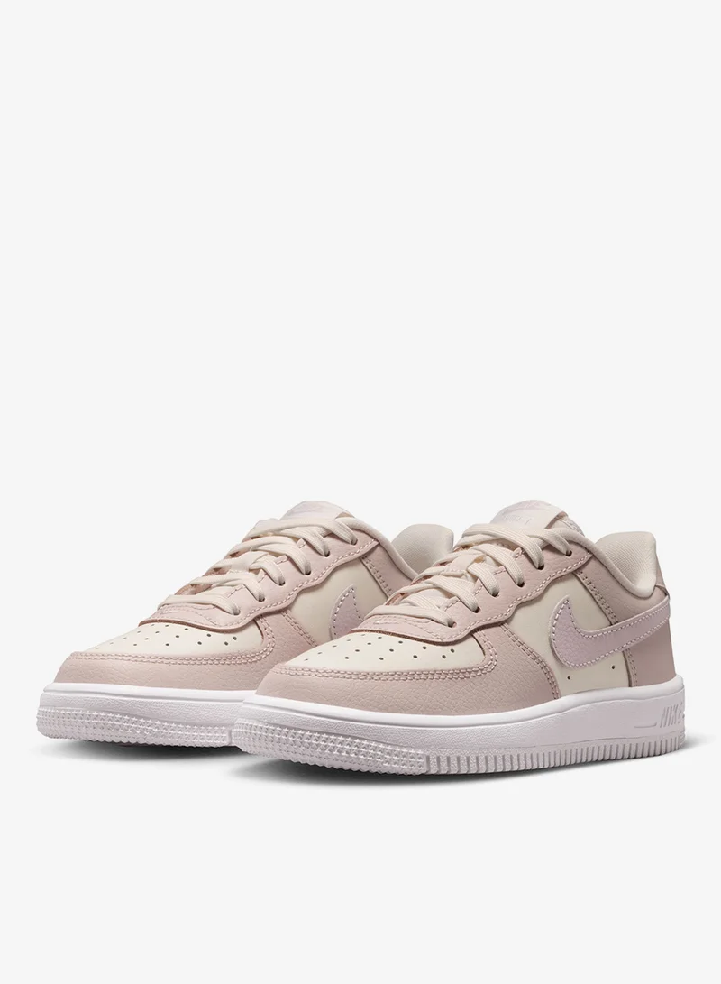 Nike PHANTOM/PLATINUM VIOLET-SILT RED-WHITE Kids Force 1 Low Lace Ess+ Bp  | Best Price UAE