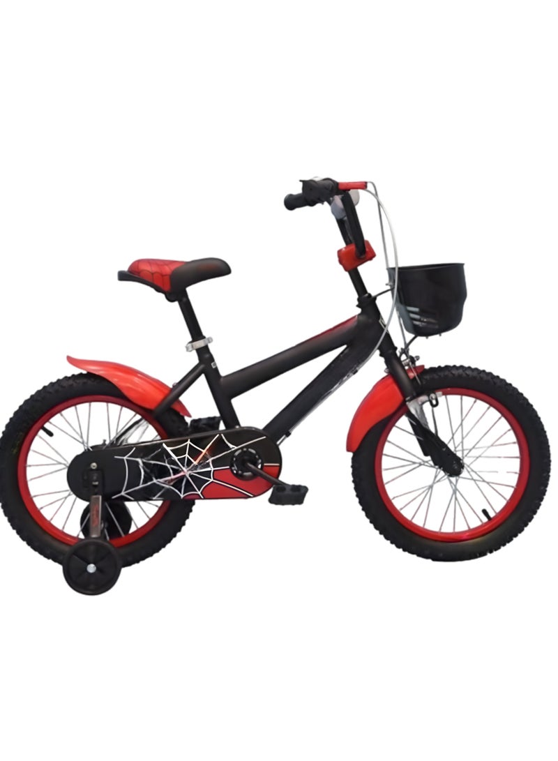 Mountain Bike 16 Inch | Kids Bicycle for Ages 3–6 | Sport Fitness Children’s Cycle with Training Wheels | Boys & Girls Beginner Bike - Image 1