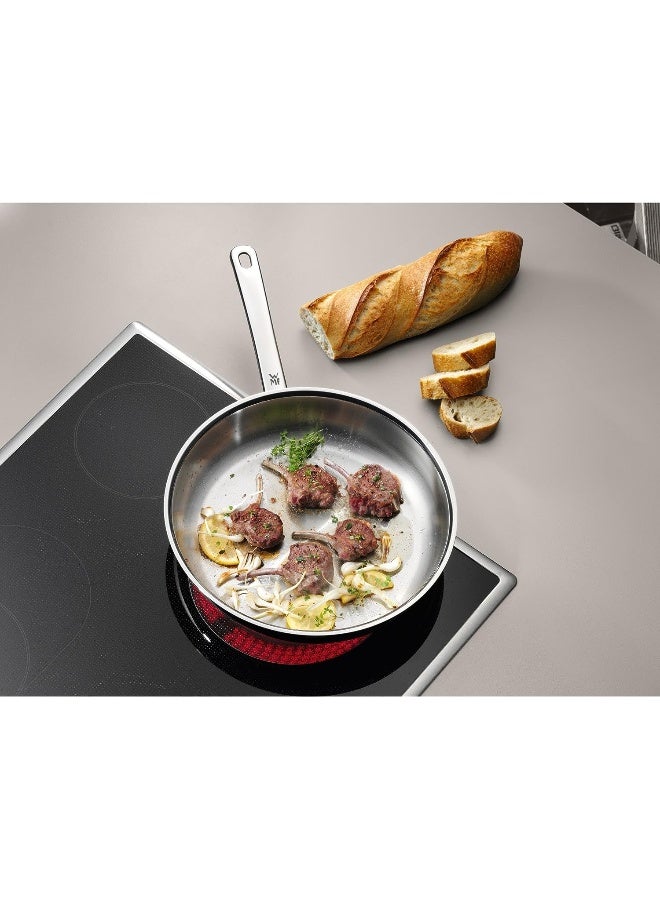 WMF Frying Pan Uncoated  20Cm Profi Made In Germany Pouring Rim Stainless Steel Handle Stainless Steel Suitable For Induction Dishwasher Safe - Image 2