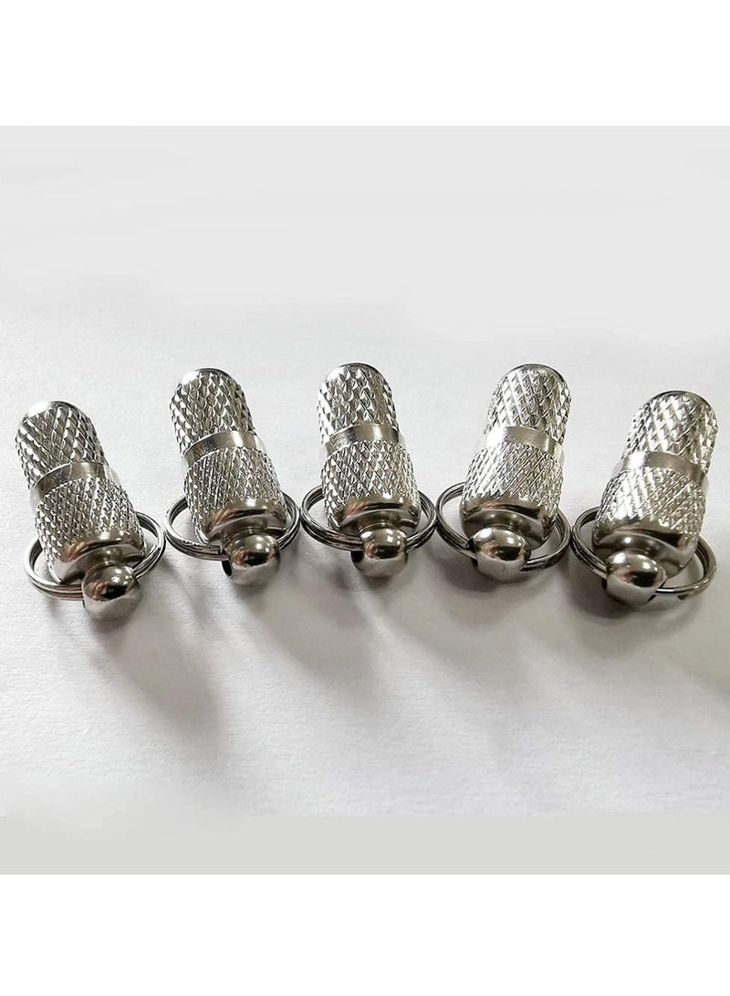 SYOSI Silver Pet Tag Pendant 10 Pack Dog Tag Capsule Collar Pendant, Waterproof Tags Animal Name Address Identification Barrel Tube Collar For Dog Cat - Image 3