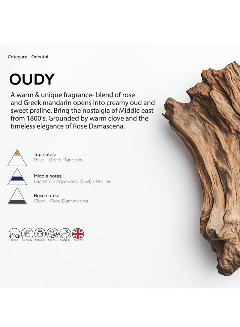 Dr Scent Diffuser Aroma Oudy, With Intense Notes of Rich Agarwood, Sweet Hearty Notes of Praline, Finishing with Strong Woody Hints of Clove (170ml) - Image 2
