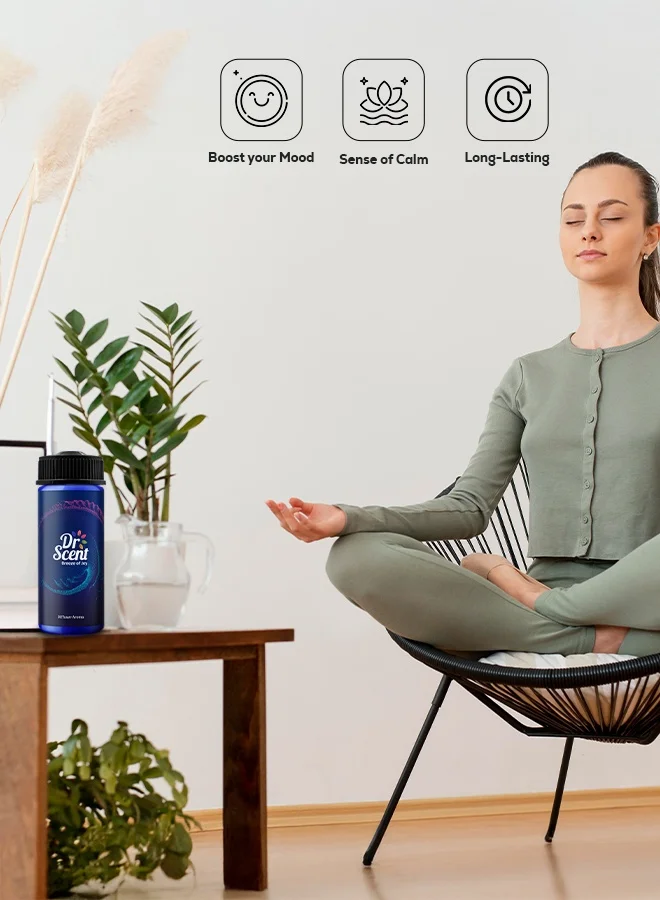 Dr Scent Dr Scent Diffuser Aroma Oudy, With Intense Notes of Rich Agarwood, Sweet Hearty Notes of Praline, Finishing with Strong Woody Hints of Clove (170ml)