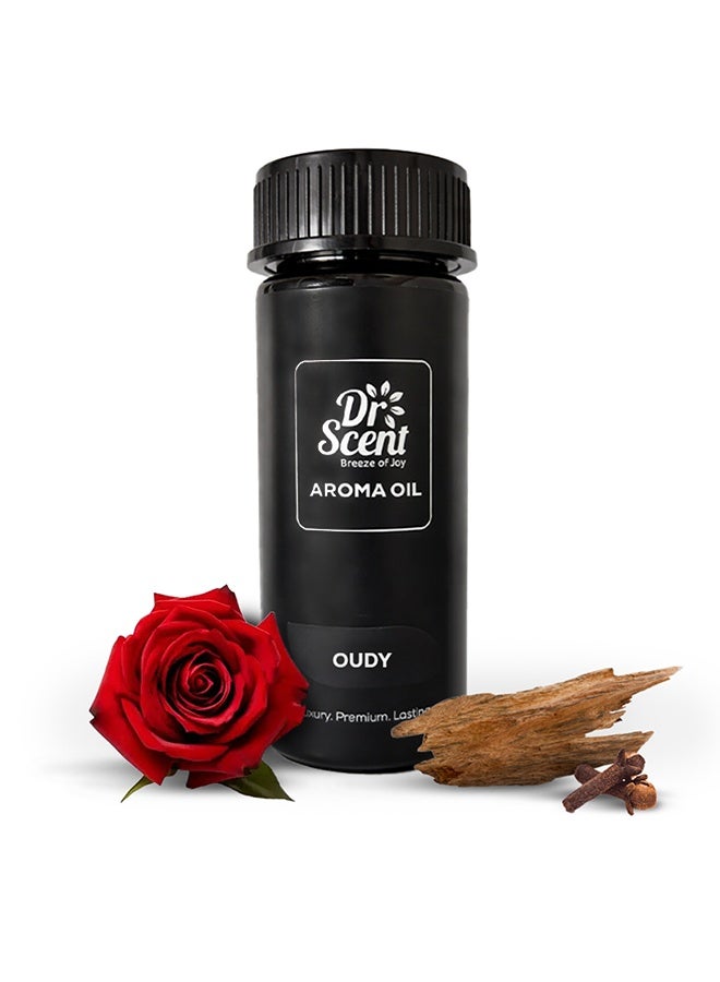 Dr Scent Diffuser Aroma Oudy, With Intense Notes of Rich Agarwood, Sweet Hearty Notes of Praline, Finishing with Strong Woody Hints of Clove (170ml) - Image 1