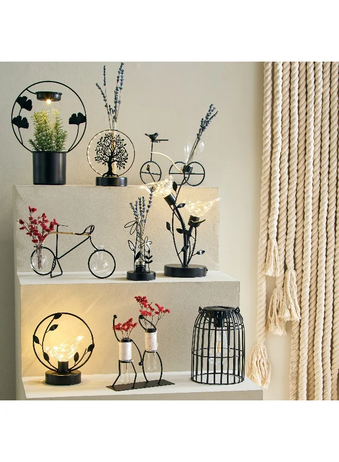 Home Box Wadee Metal Bird LED Decor Accent - 16x9.5x19 cm