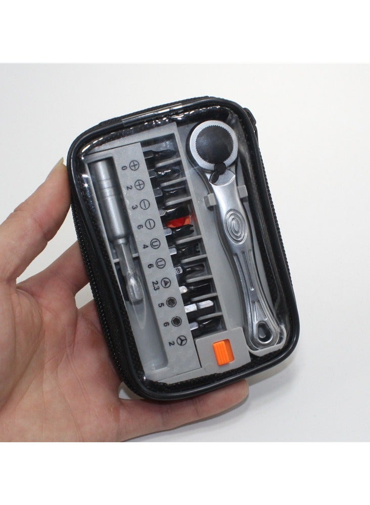 Portable Mini Multifunction Screwdriver Ratchet Wrench Set Phillips Screwdriver Kit - Image 4