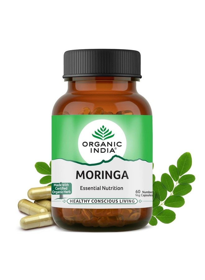 Organic India منتج تاتا - كبسولات مورنغا العضوية من الهند - Image 1