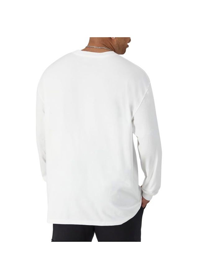 Champion Men's, Classic Long Sleeve Graphic T-Shirt (Reg. Or Big & Tall), White, XL - Image 5