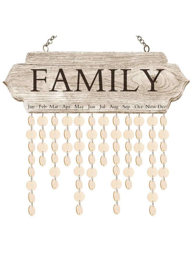 Bememo 1.5 Inches Circle Wooden Tags Birthday Board Tags With 2 Holes For Birthday Board Chore Board Diy Crafts (200 Pieces)  - Image 2