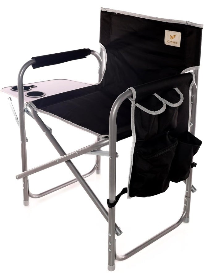 CONSUL Portable Folding Camping Chair with Back Support - Image 1
