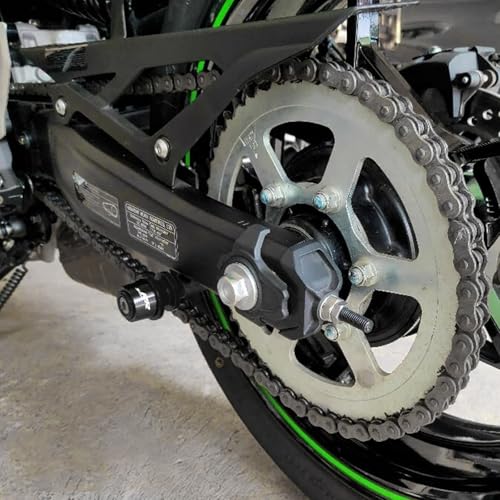 MOWOK Fit For S1000RR S1000 RR HP4 S 1000 RR 1000RR 2PCS 8MM SwingArm Sliders Spools Motorcycle Accessories CNC Swing Arm Stand Screw (Black) - Image 3